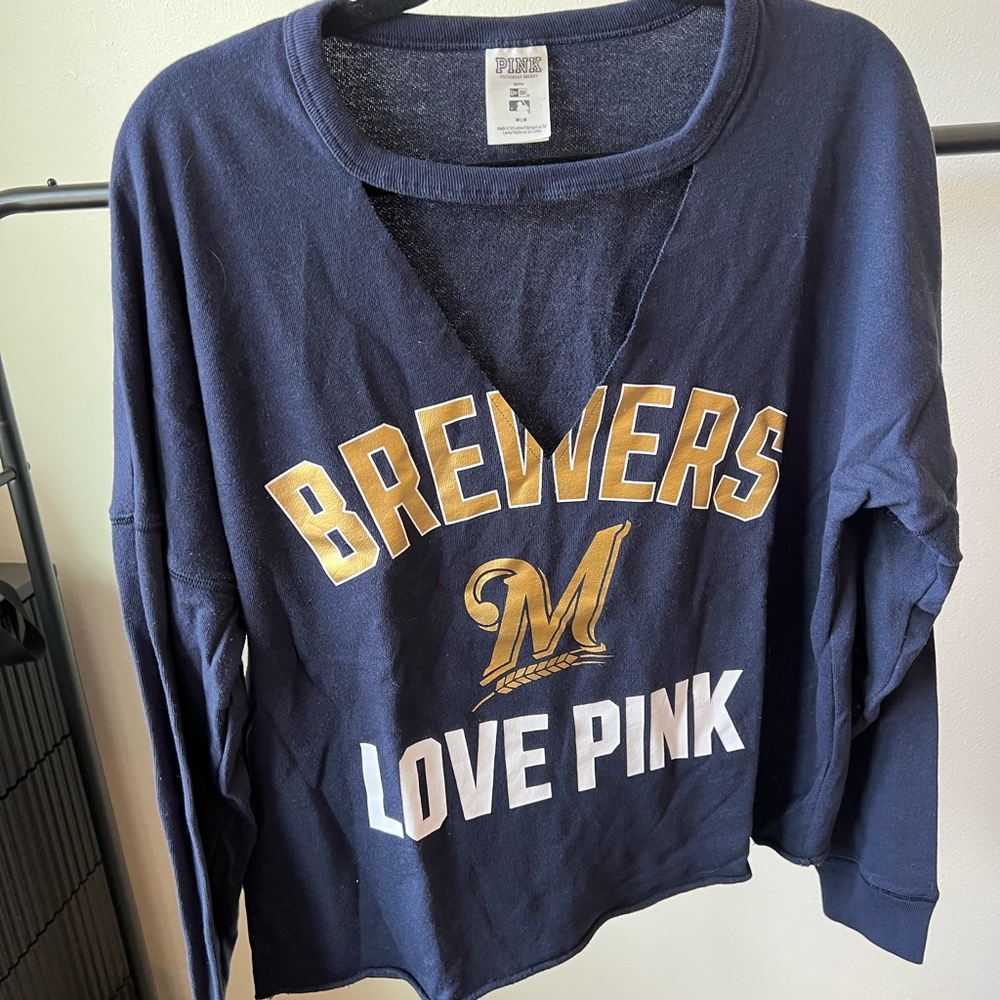 PINK Milwaukee Brewers long sleeve